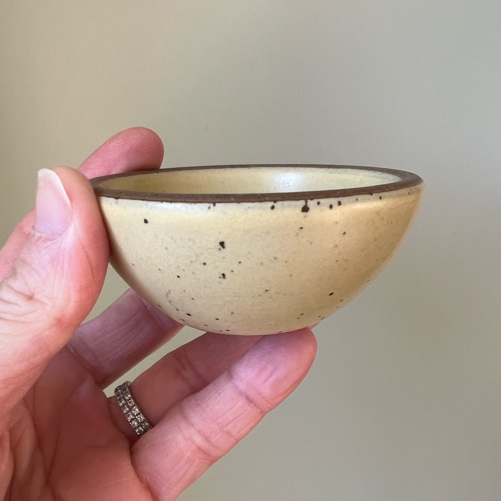 East Fork Pottery bitty bowl in butter